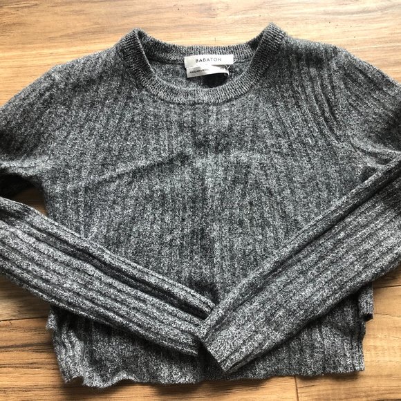Babaton Cropped Wool Sweater - Picture 1 of 2